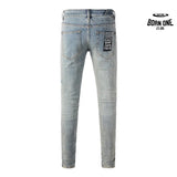 Calça Jeans Ksubi Azul Médio Lavada