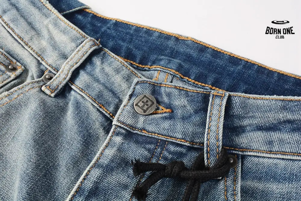 Calça Jeans Ksubi Azul Médio Lavada