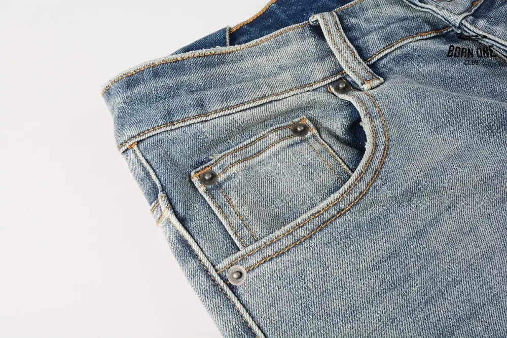 Calça Jeans Ksubi Azul Médio Lavada