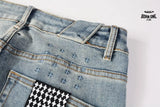 Calça Jeans Ksubi Azul Médio Lavada