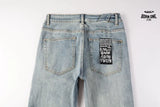 Calça Jeans Ksubi Azul Médio Lavada