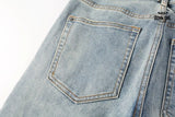 Calça Jeans Ksubi Azul Médio Lavada