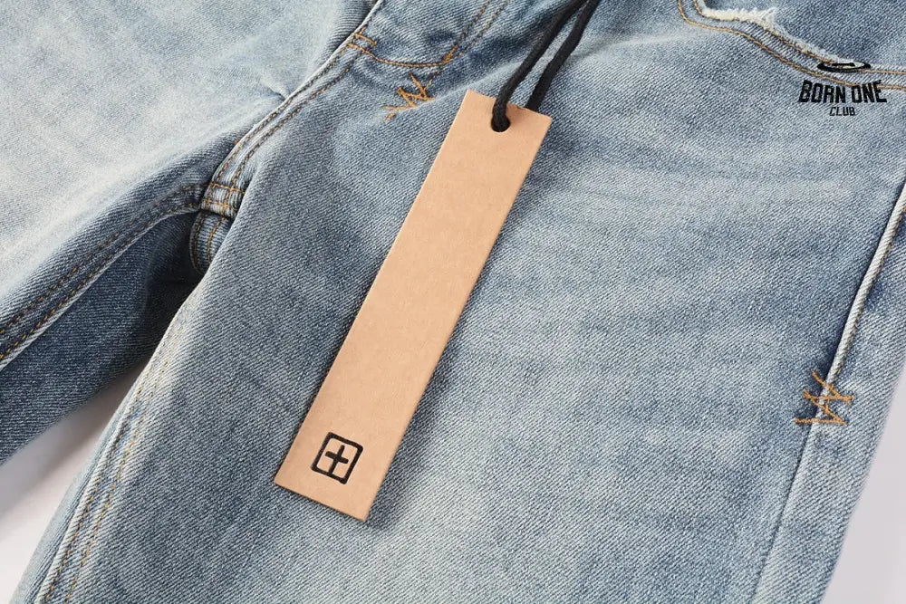 Calça Jeans Ksubi Azul Médio Lavada