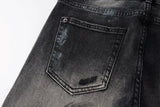 Calça Jeans Ksubi Cinza Lavada Patches