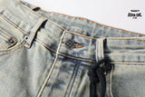 Calça Jeans Ksubi Verde Lavada Caveira