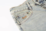 Calça Jeans Ksubi Verde Lavada Caveira