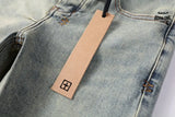 Calça Jeans Ksubi Verde Lavada Caveira