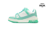 Louis Vuitton Trainer Green White 1A8KBS