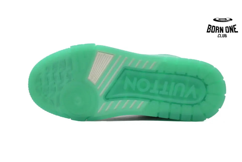 Louis Vuitton Trainer Green White 1A8KBS
