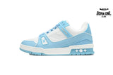 Louis Vuitton Trainer Low White Sky Blue