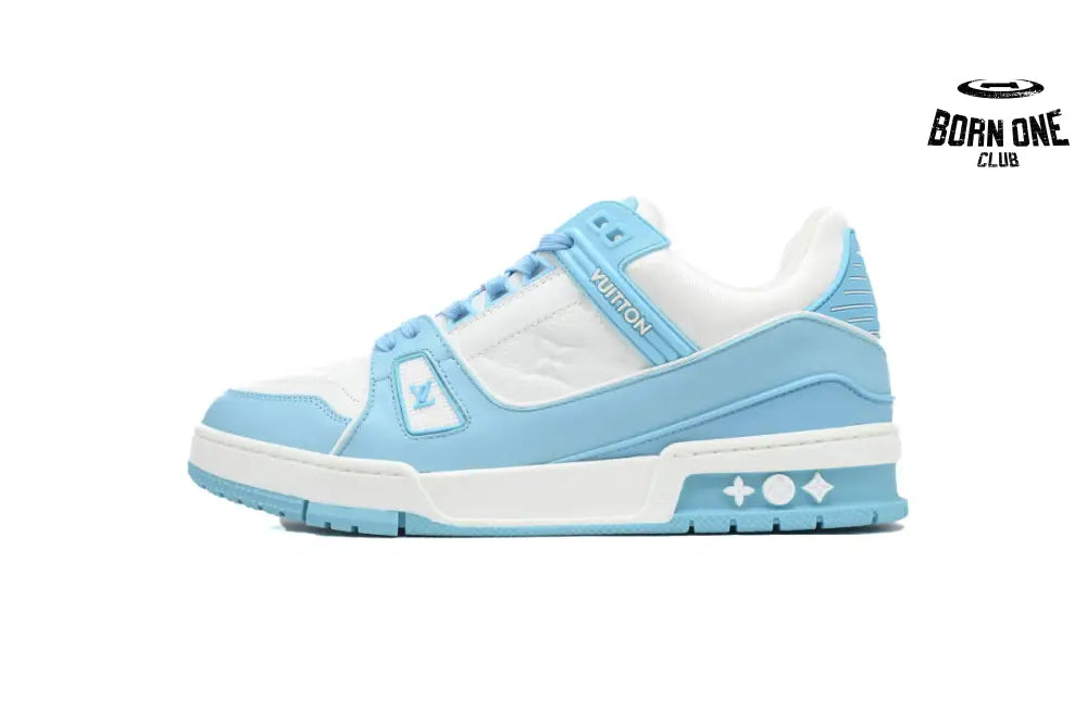 Louis Vuitton Trainer Low White Sky Blue