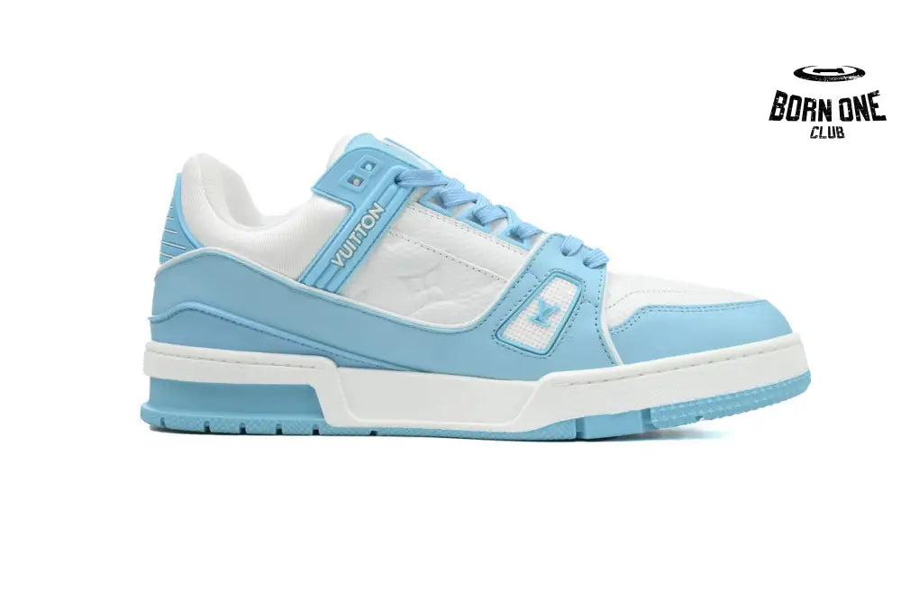 Louis Vuitton Trainer Low White Sky Blue