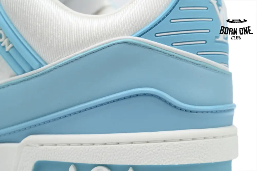 Louis Vuitton Trainer Low White Sky Blue