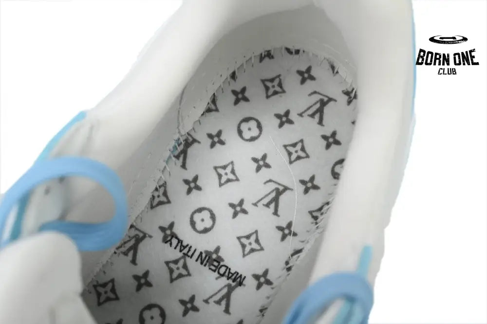 Louis Vuitton Trainer Low White Sky Blue