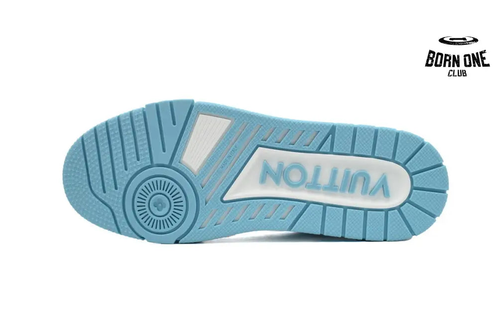 Louis Vuitton Trainer Low White Sky Blue