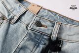 Calça Jeans Ksubi Azul Claro Logo Script