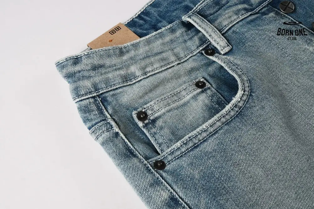 Calça Jeans Ksubi Azul Claro Lavada