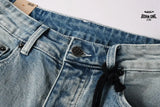 Calça Jeans Ksubi Azul Claro Lavada