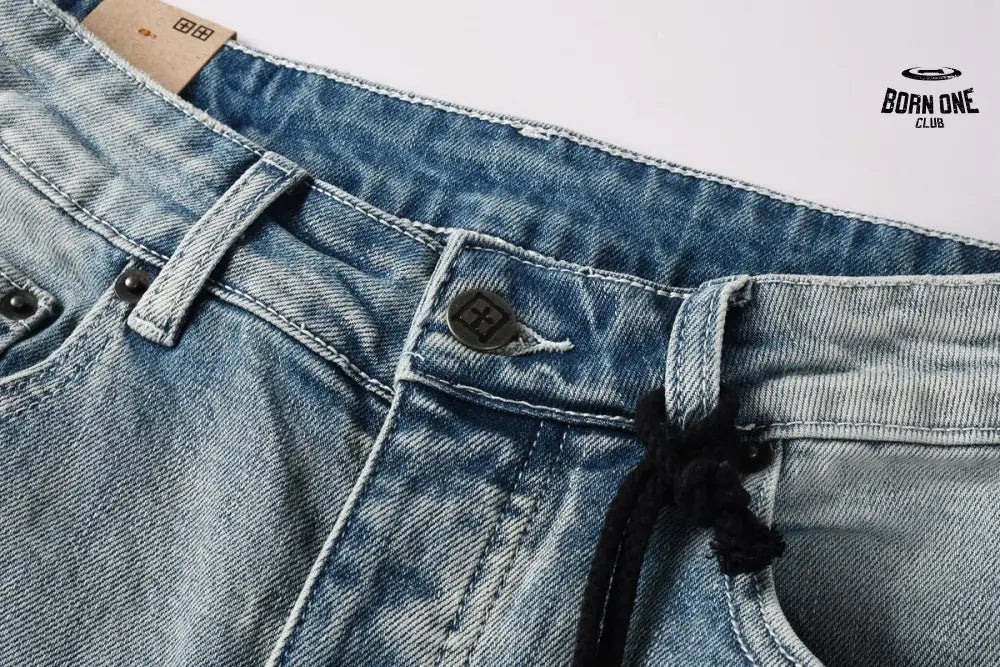 Calça Jeans Ksubi Azul Claro Lavada