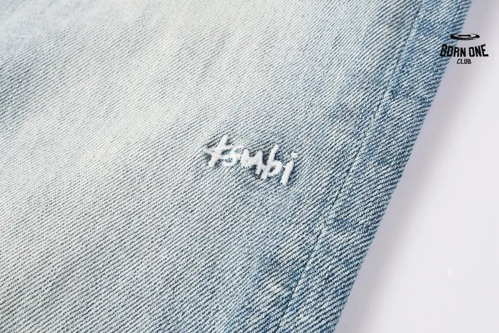 Calça Jeans Ksubi Azul Claro Lavada