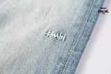 Calça Jeans Ksubi Azul Claro Lavada