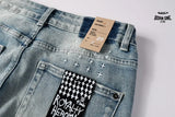 Calça Jeans Ksubi Azul Claro Lavada