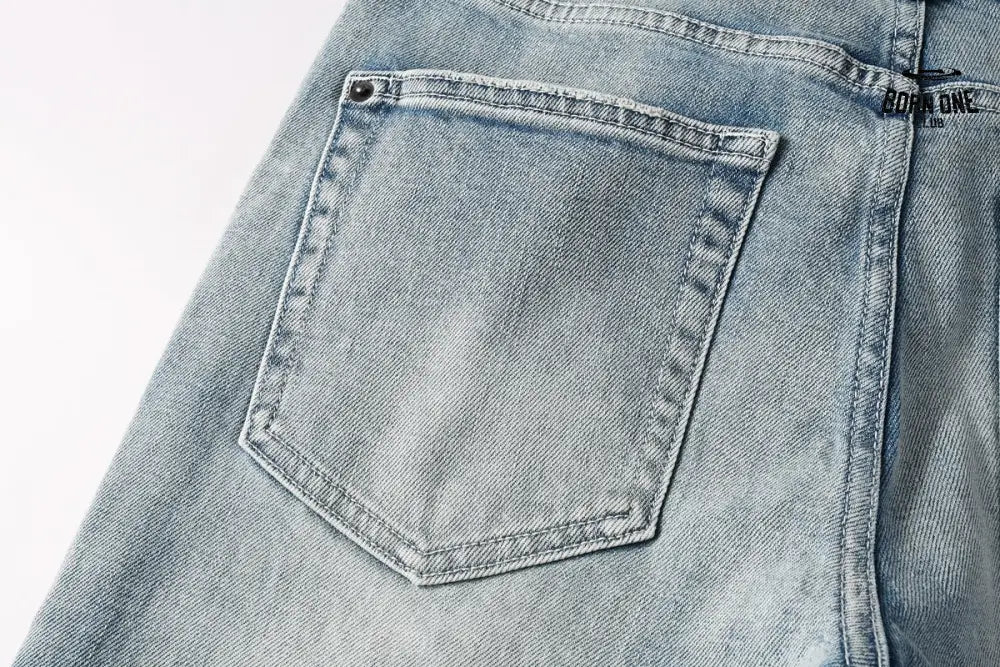 Calça Jeans Ksubi Azul Claro Lavada