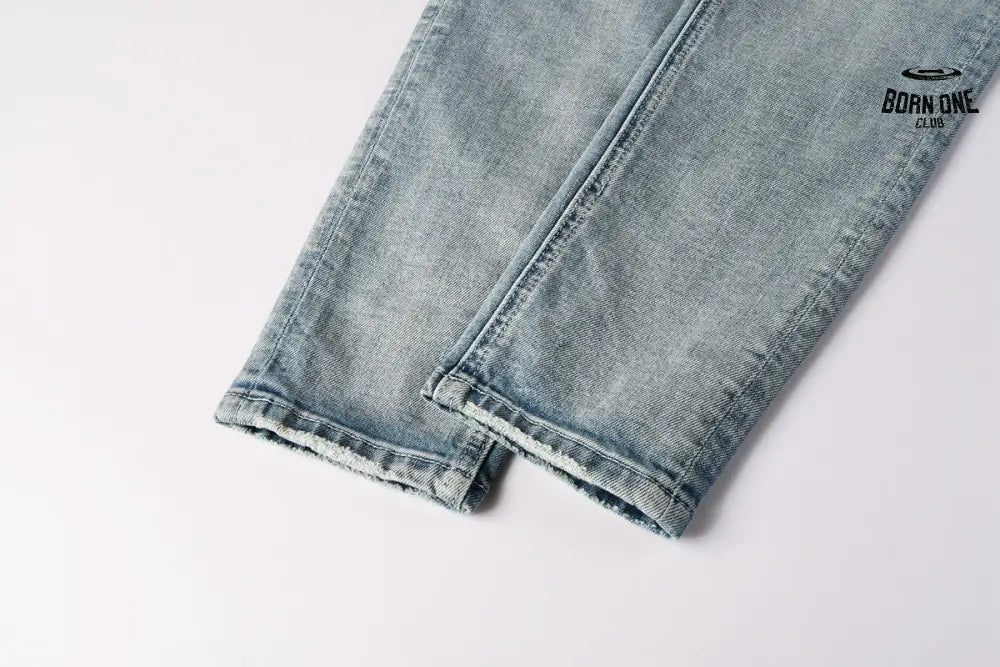 Calça Jeans Ksubi Azul Claro Lavada