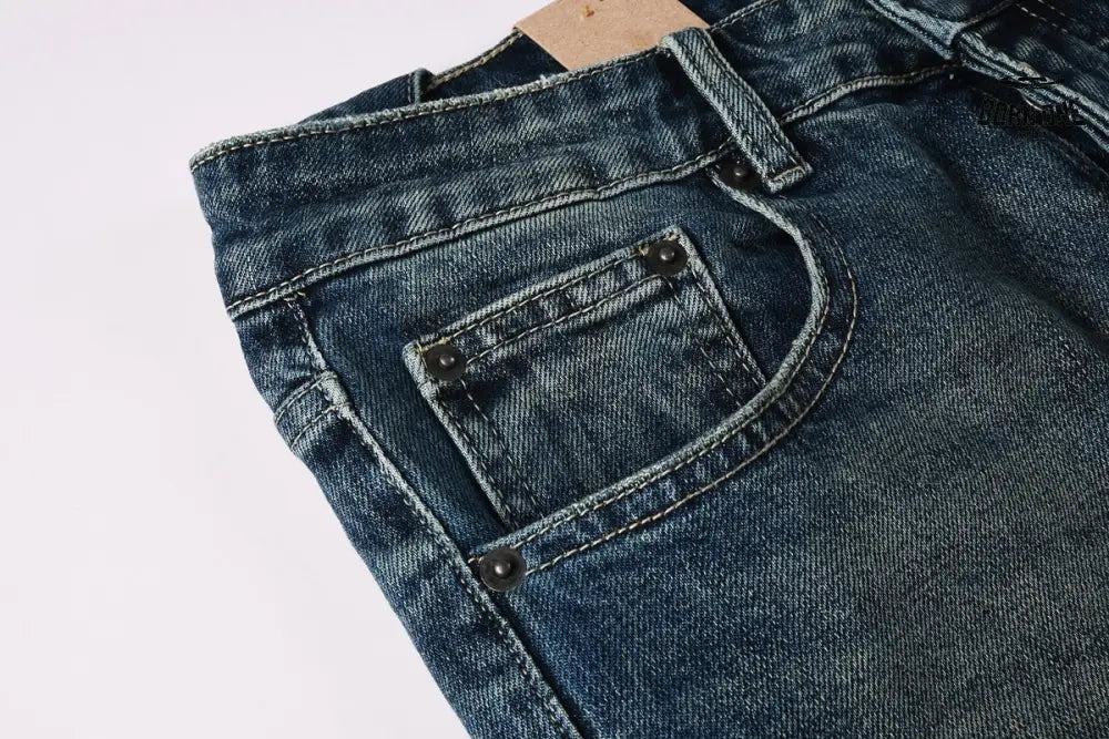 Calça Jeans Ksubi Azul Escuro Lavada
