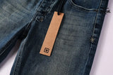 Calça Jeans Ksubi Azul Escuro Lavada