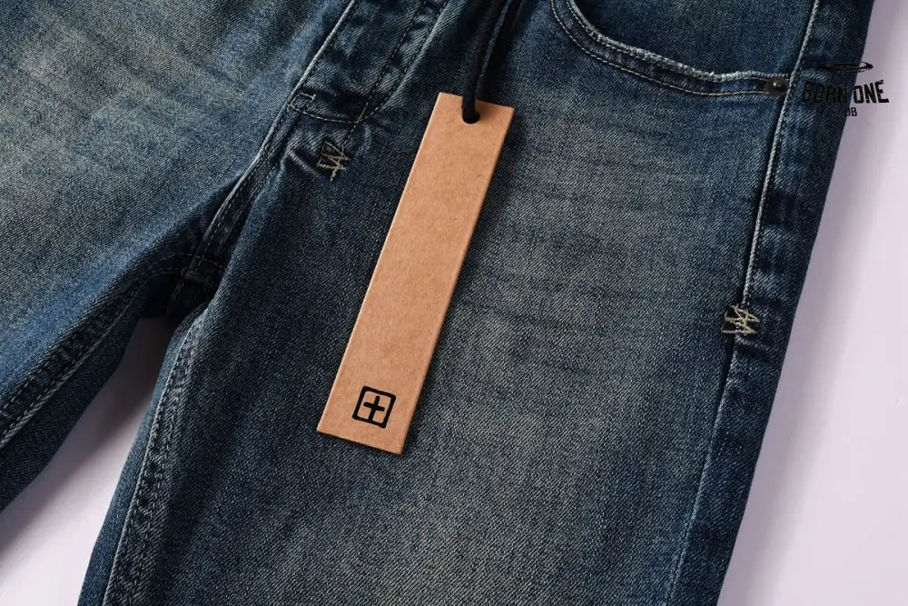 Calça Jeans Ksubi Azul Escuro Lavada