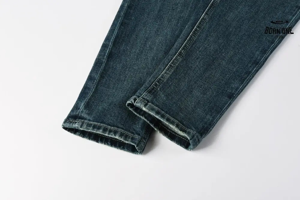 Calça Jeans Ksubi Azul Escuro Lavada