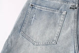 Calça Jeans Ksubi Reta Azul Lavada