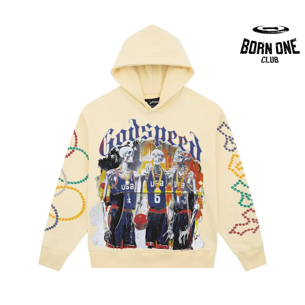 Godspeed Dream Team 24 Moletom Bone