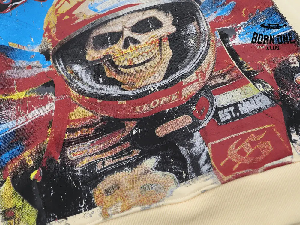 Godspeed Racer Goldie Moletom Bone