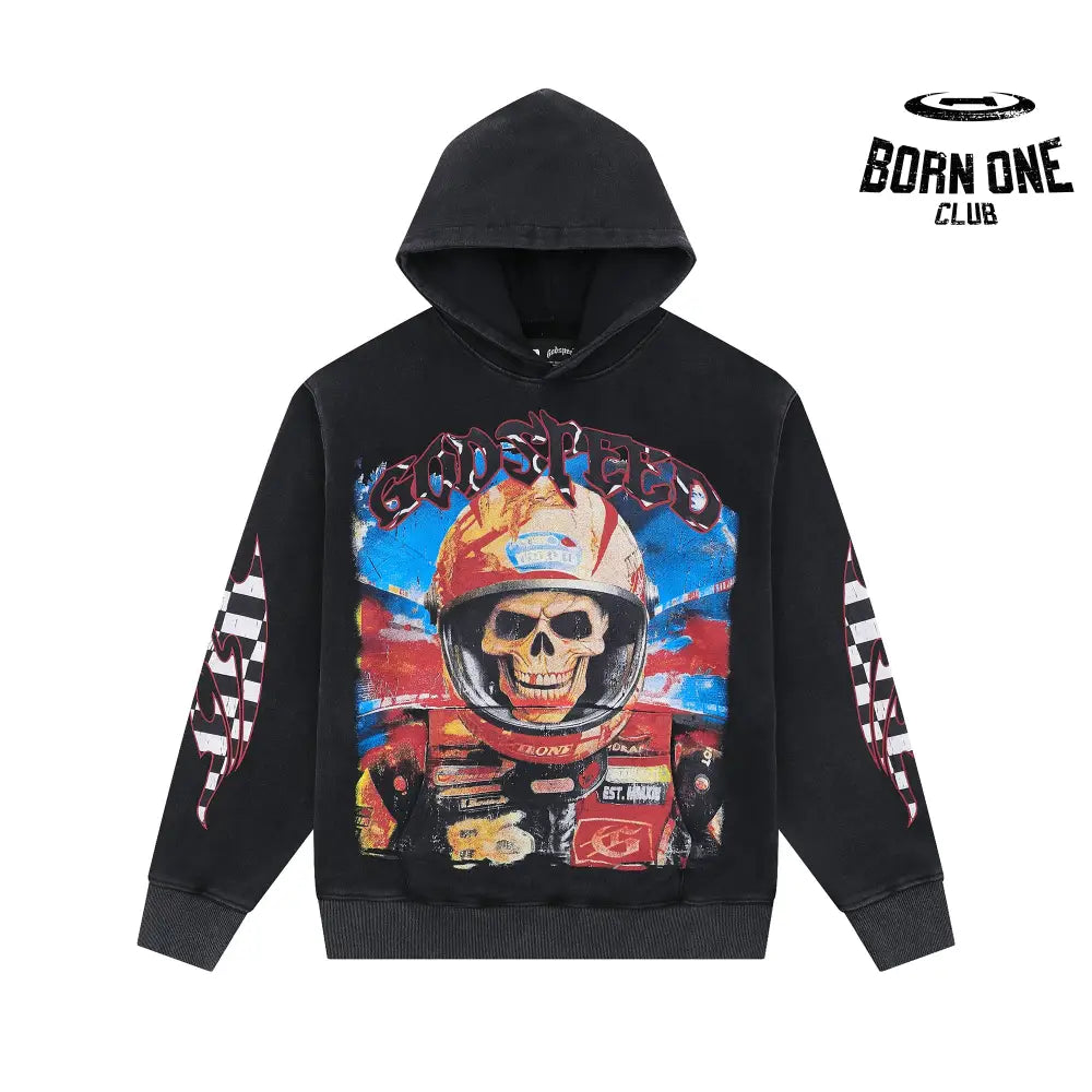 Godspeed Racer Goldie Moletom Black