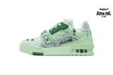 Louis Vuitton Trainer Sneaker Rendering Green 1ACVNX