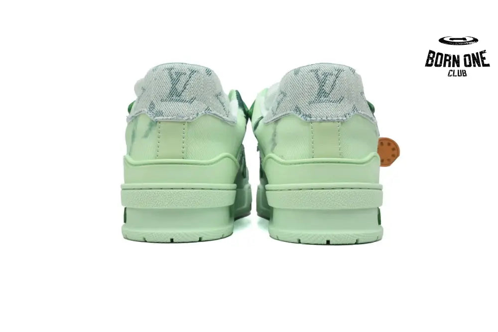 Louis Vuitton Trainer Sneaker Rendering Green 1ACVNX