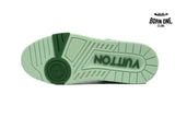 Louis Vuitton Trainer Sneaker Rendering Green 1ACVNX