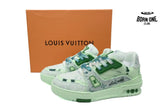 Louis Vuitton Trainer Sneaker Rendering Green 1ACVNX