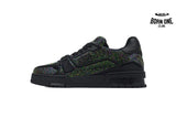 Louis Vuitton Trainer Black Rhinestones 1A815H