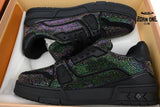 Louis Vuitton Trainer Black Rhinestones 1A815H