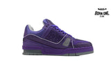Louis Vuitton Trainer Purple Swarovksi Crystals 1ACR21