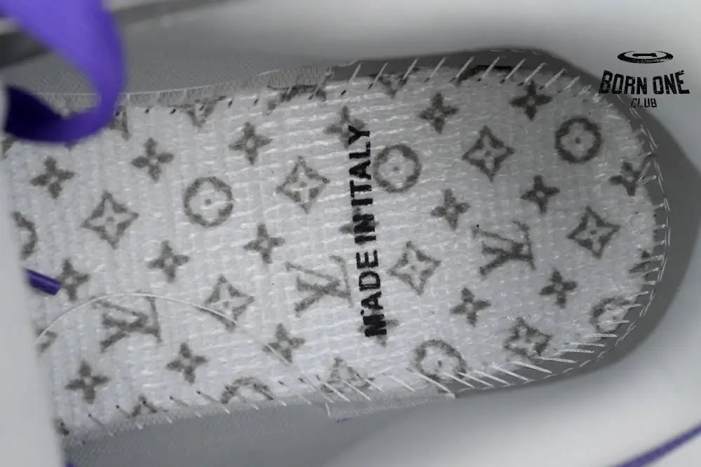 Louis Vuitton Trainer Purple Swarovksi Crystals 1ACR21