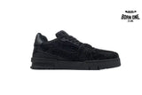 Louis Vuitton Trainer Full Black Diamond Sneakers