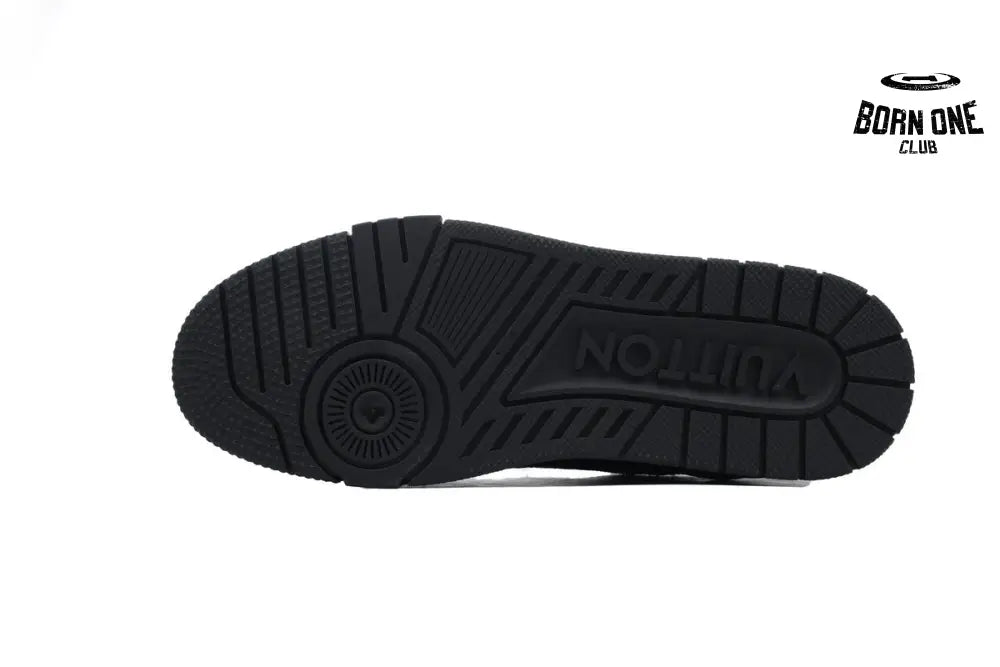 Louis Vuitton Trainer Full Black Diamond Sneakers