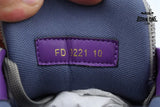 Louis Vuitton Trainer Crystal Grey Purple Rhinestone