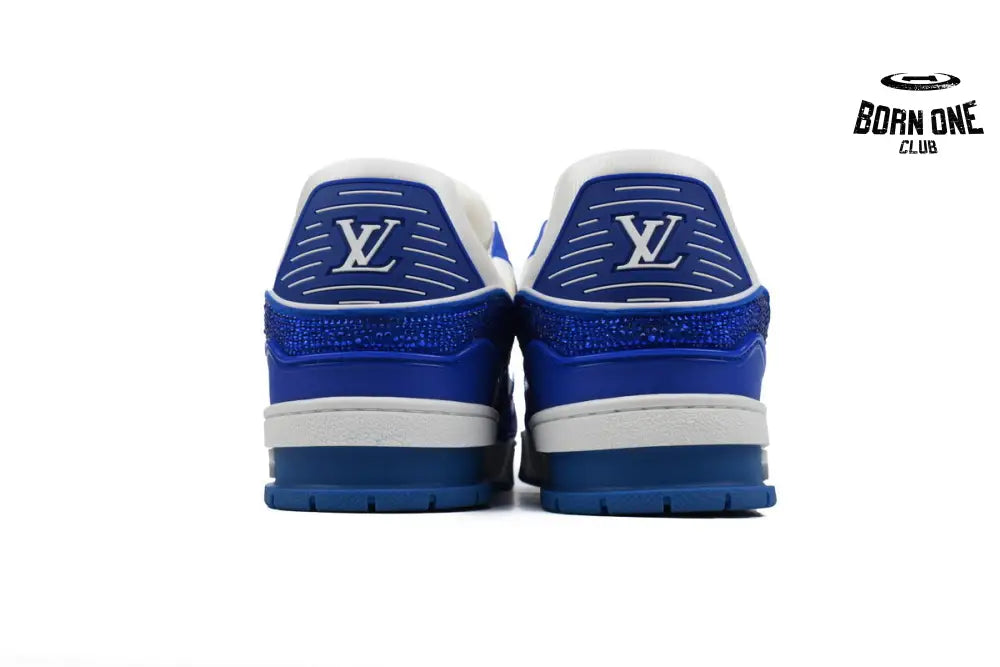 Louis Vuitton Trainer Dark Blue Rhinestone 1AC5AJ