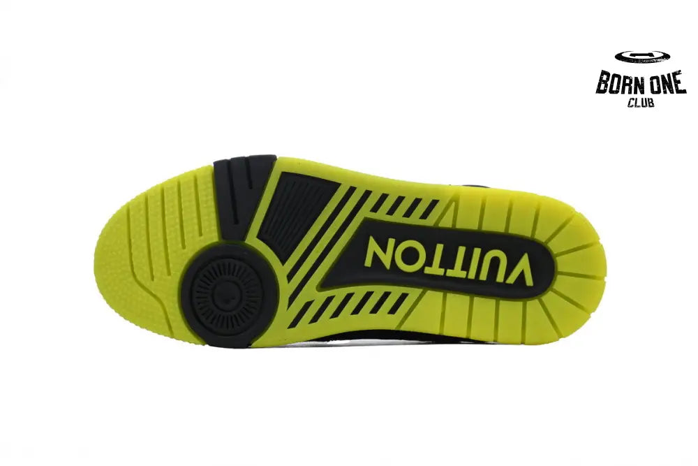 Louis Vuitton Trainer Black Yellow Rhinestone 1A9JXP