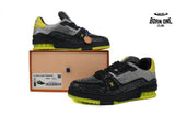 Louis Vuitton Trainer Black Yellow Rhinestone 1A9JXP